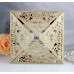 Glitter Invitation Card With Envelope Marriage Card Design Laser Cut Square Wedding Invitation